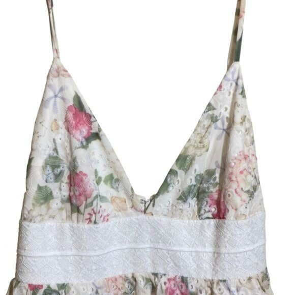 NWT Gianni Bini Midori Floral Print Chiffon Dress, size 12 - Picture 9 of 15